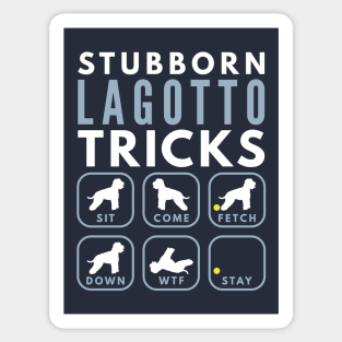 Stubborn Lagotto Romagnolo Tricks - Dog Training Sticker